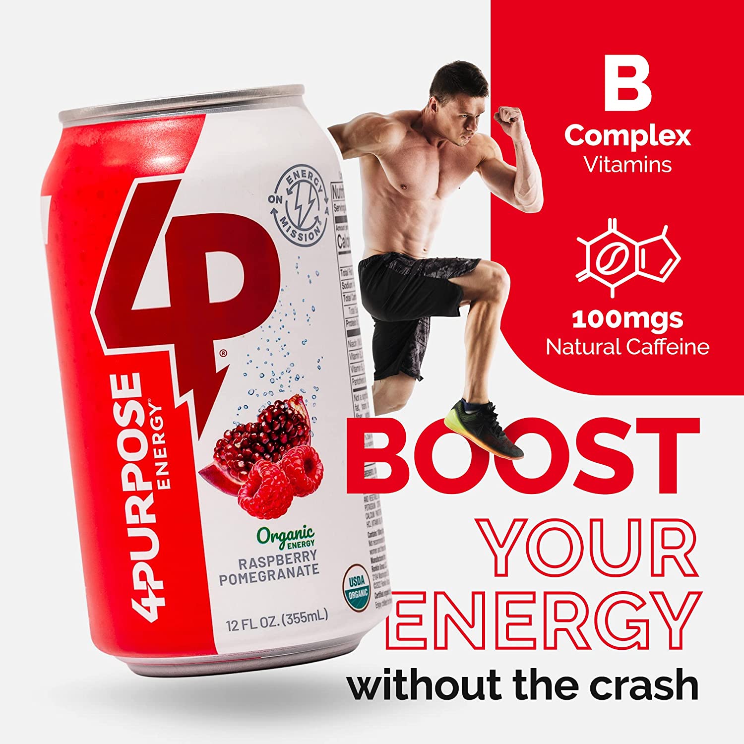 Raspberry Monster Drink